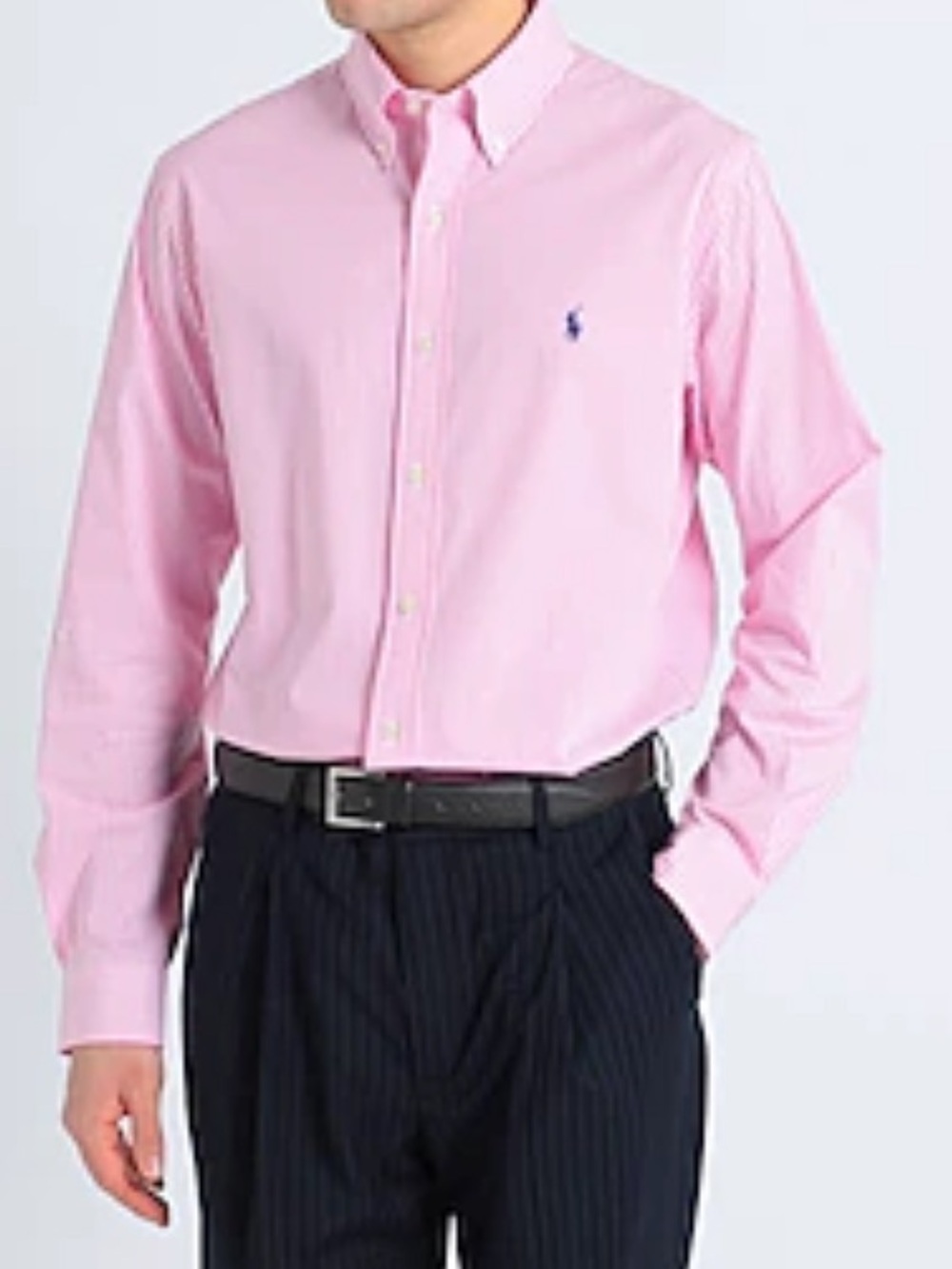 Ralph Lauren Light Pink Button-Down Dress Shirt